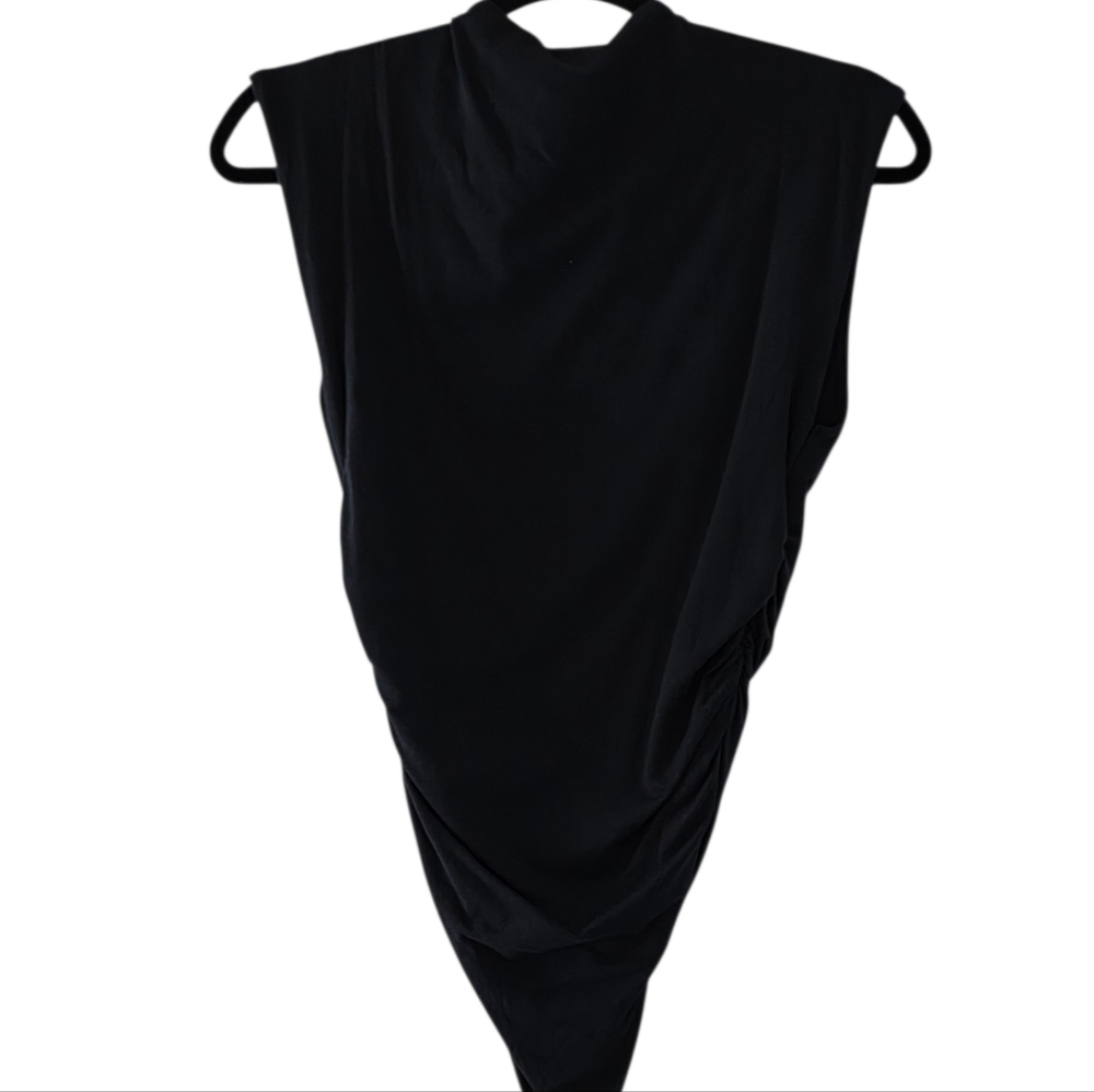 Abercrombie & Fitch Black Sleeveless Bodysuit